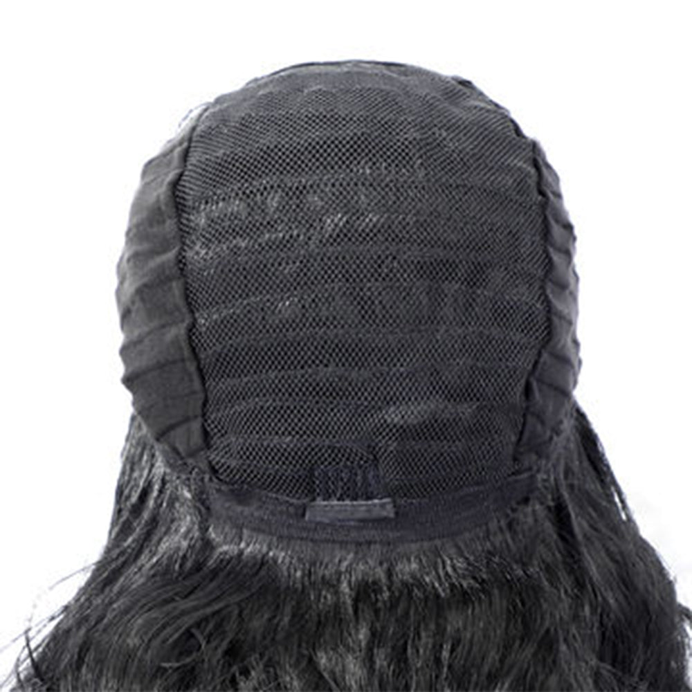 Body Wave #1B Natural Black Flexible 180% Density Beginner Friendly Headband Wig - Headband Wig