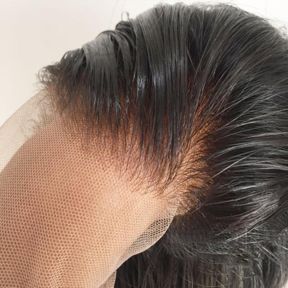 Deep Wave 5x5 Closure HD Lace Wig #1B Natural Black Free Shipping - Closure Wig