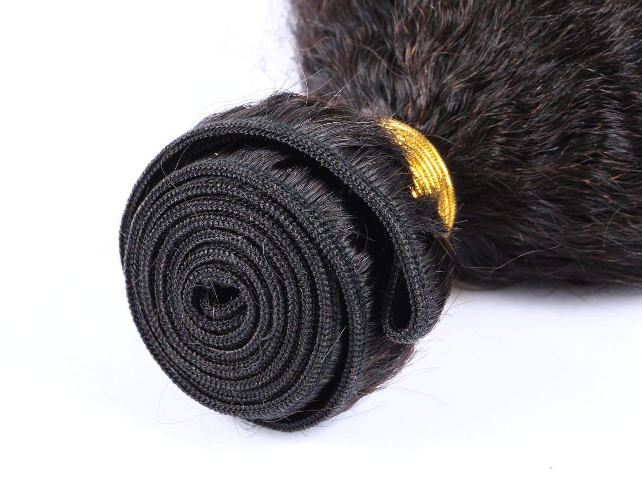Exclusive 12A Kinky Straight 100% Virgin Human Hair(100grams/bundle) Natural Black - Virgin Hair Bundle