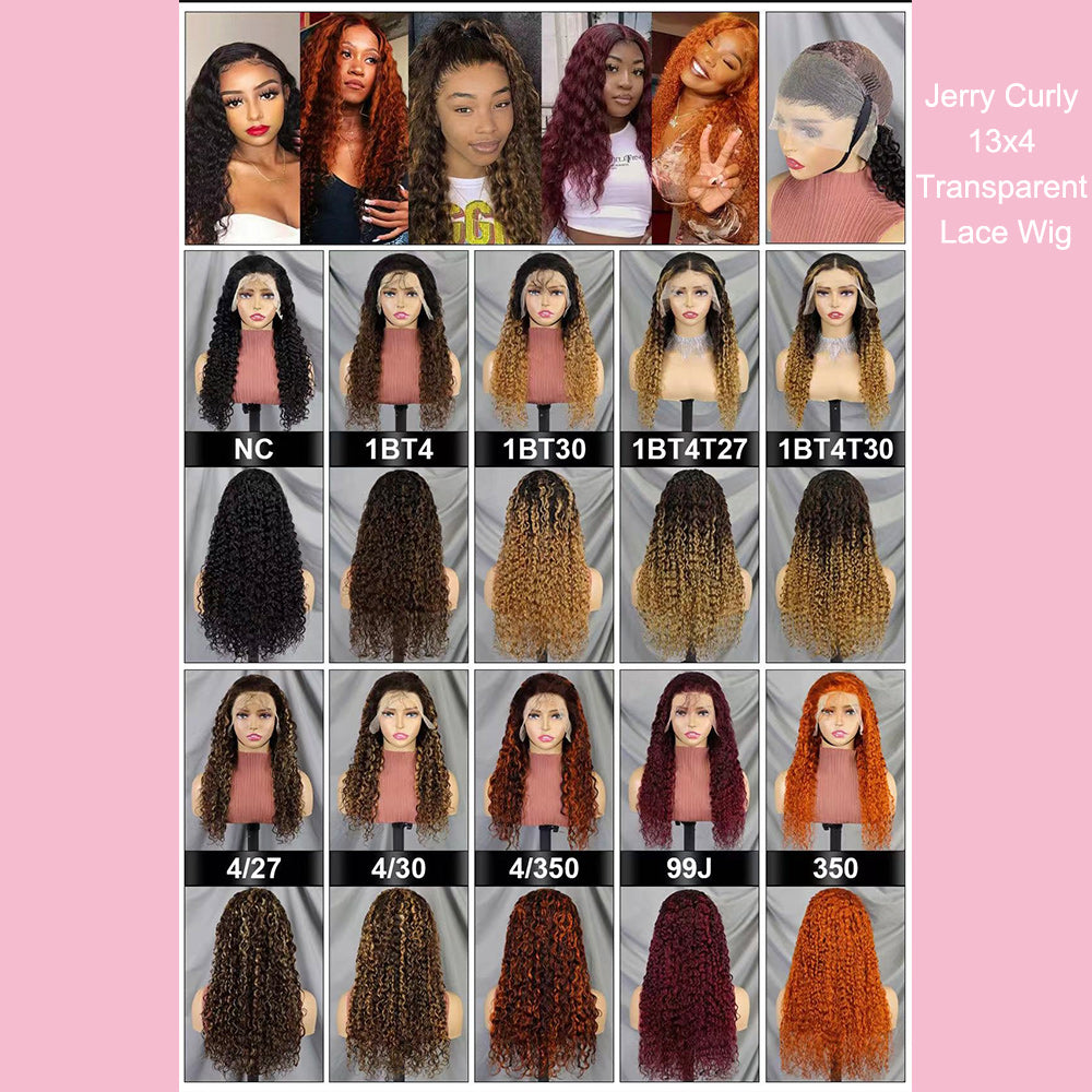 Free Shipping Limited time 50% off: 22 Inch Full 13*4 Frontal Transparent Lace Wig Color Wig - Frontal Wig