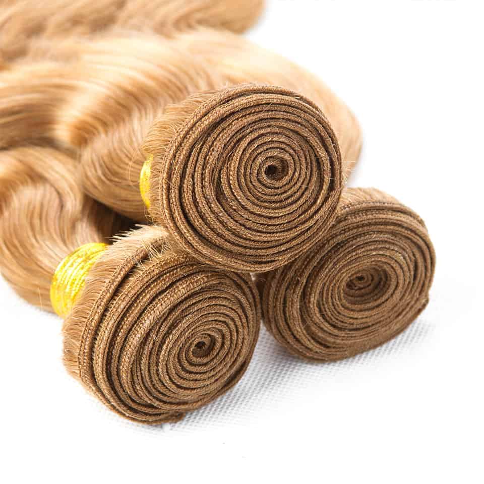 Luxury Body Wave 100% Human Hair #27 (100grams/bundle) - Virgin Hair Bundle