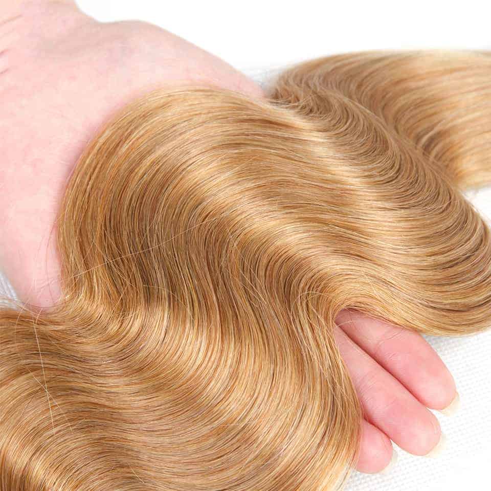 Luxury Body Wave 100% Human Hair #27 (100grams/bundle) - Virgin Hair Bundle