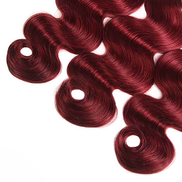 Luxury Body Wave 100% Human Hair #99J (100grams/bundle) - Virgin Hair Bundle