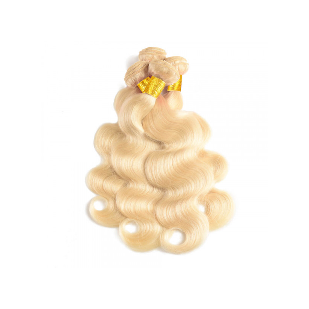 Platinum #613 Body Wave Blonde Hair Bundle (100grams/bundle) - Virgin Hair Bundle