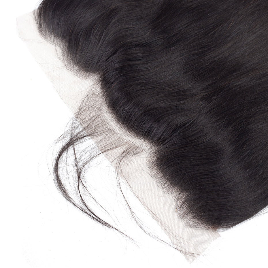 Straight 13*4 HD Lace Frontal #1B Natural Black - Frontal