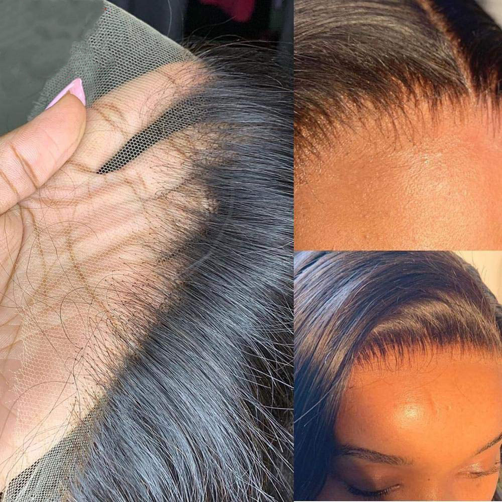Straight 13*4 HD Lace Frontal #1B Natural Black - Frontal