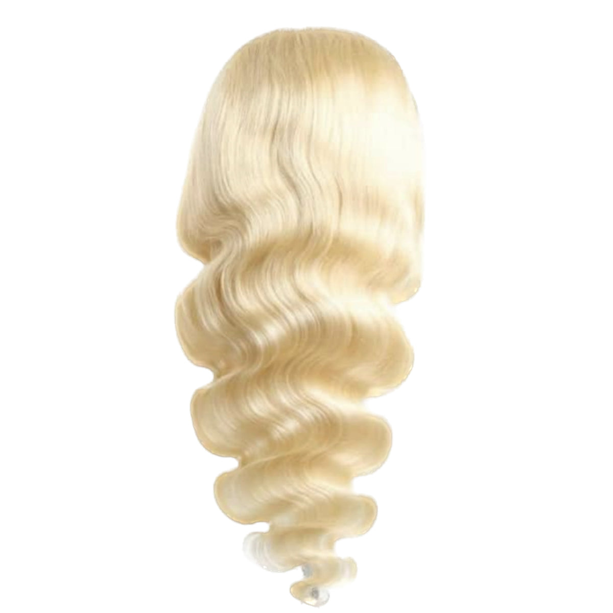 Body Wave 4x4 Closure transparent Lace Wig #613 Blonde Color Wig Free Shipping