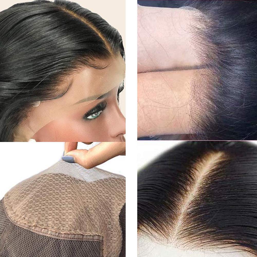 Body Wave 5x5 Closure HD Lace Wig #1B Natural Black Free Shipping - Closure Wig