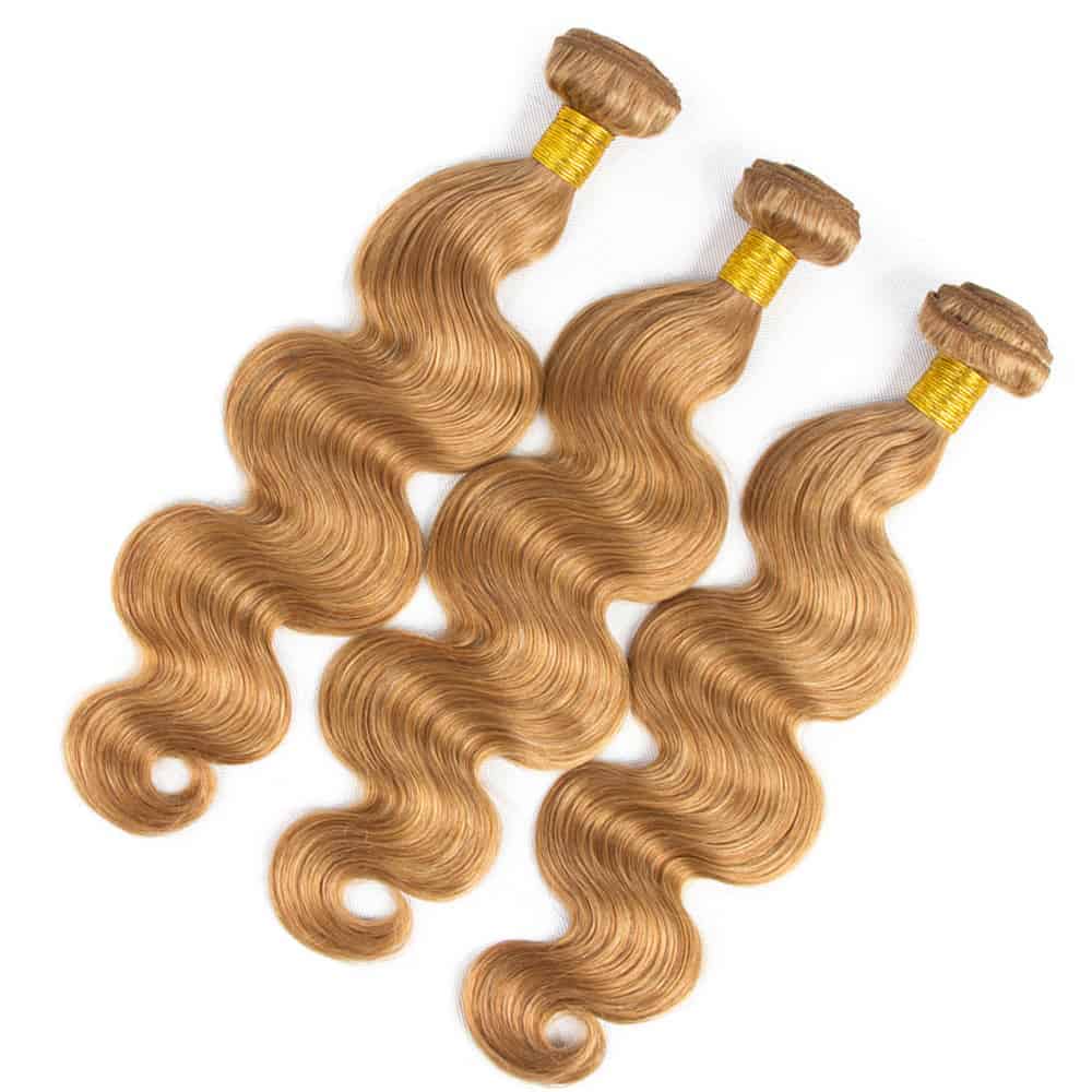 Luxury Body Wave 100% Human Hair #27 (100grams/bundle) - Virgin Hair Bundle