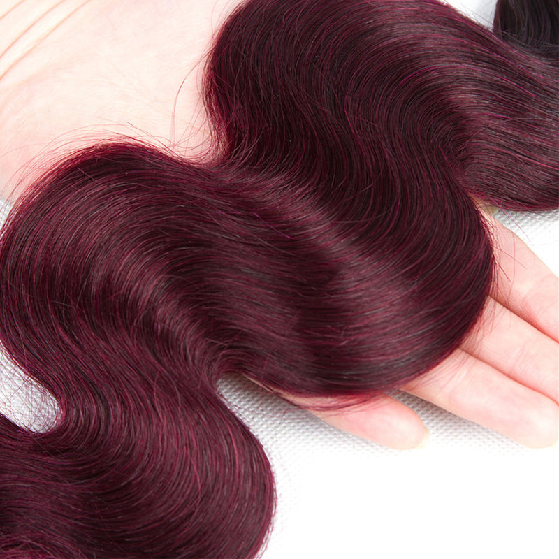 Luxury Body Wave 100% Human Hair #99J (100grams/bundle) - Virgin Hair Bundle