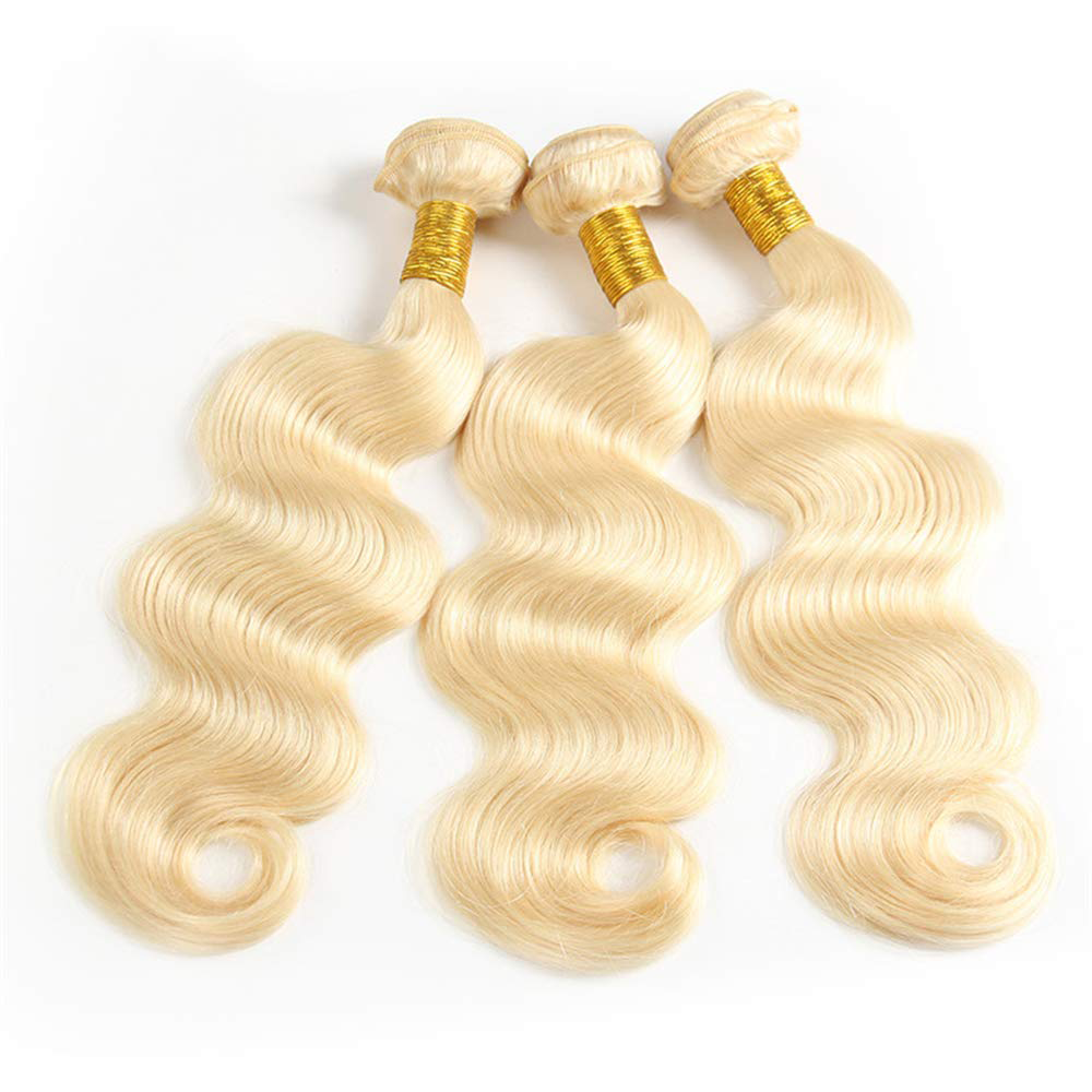 Platinum #613 Body Wave Blonde Hair Bundle (100grams/bundle) - Virgin Hair Bundle